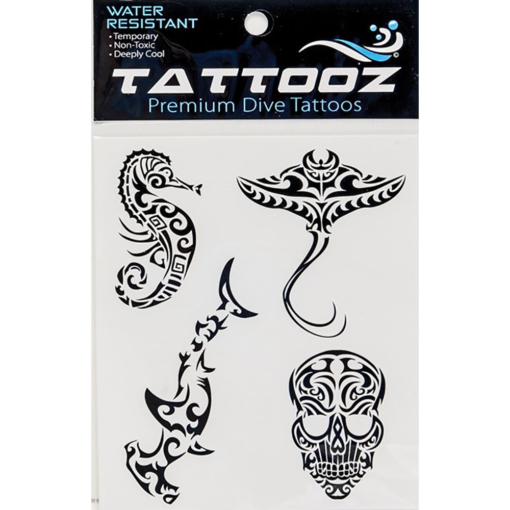 Seahorse Temporary Tattoo (Set of 3) – Small Tattoos