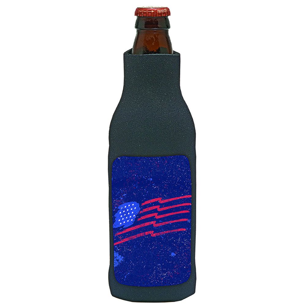 Koozie, Zippered Bottle, American Flag