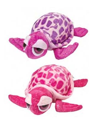 7.5: GLITTER BIG EYE TURTLES - 3PK