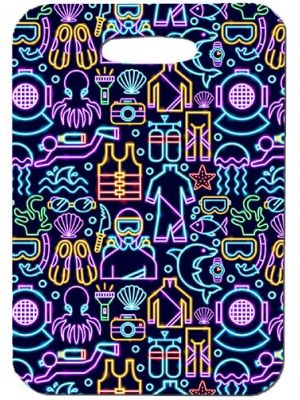 LUGGAGE TAGS - NEON GEAR