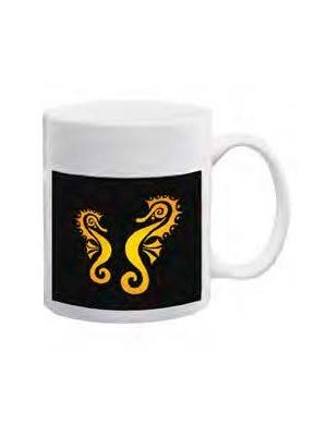 COFFEE MUG - TRIBAL SEAHORSE