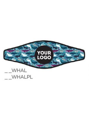 Picture Buckle Strap - Whales