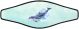 Picture Buckle Strap - WATER COLOR DOLPHIN
